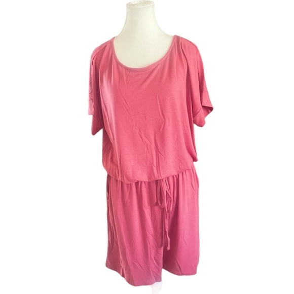 Zenana Romper Size 1X with pockets and elastic waist with back tie closure - Picture 5 of 9